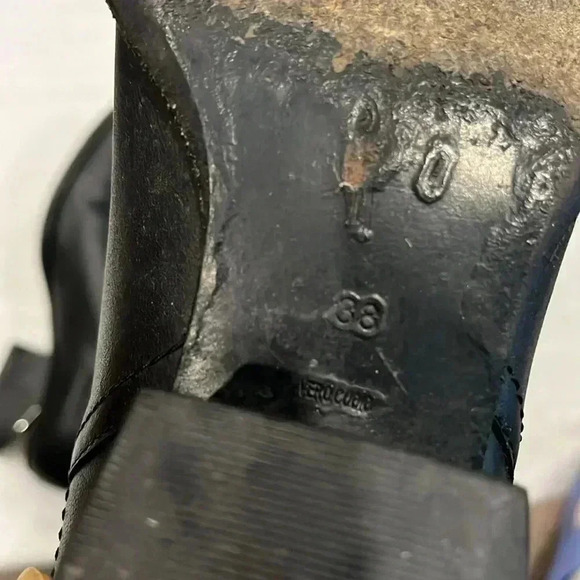 [38/7.5”]Alexander  Wang Kori Black Leather Chelsea Ankle Boots - Picture 10 of 10